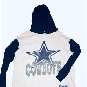 Vintage Dallas Cowboys hooded shirt